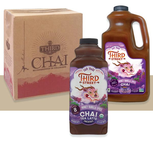 30% OFF! Third Street Chai: Honey Vanilla Chai Tea Latte (Liquid