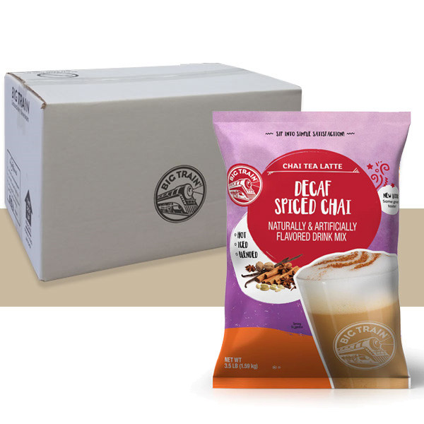 BIG TRAIN: DECAF Spiced Chai Latte (Instant Dry Mix)