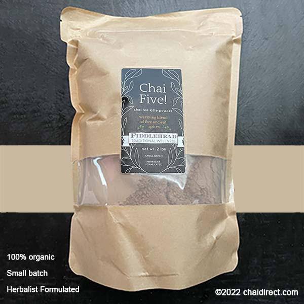 ◎ chai ◎ NEW Fiddlehead Wellness: Chai Five@ Herbalist Formulated (Instant