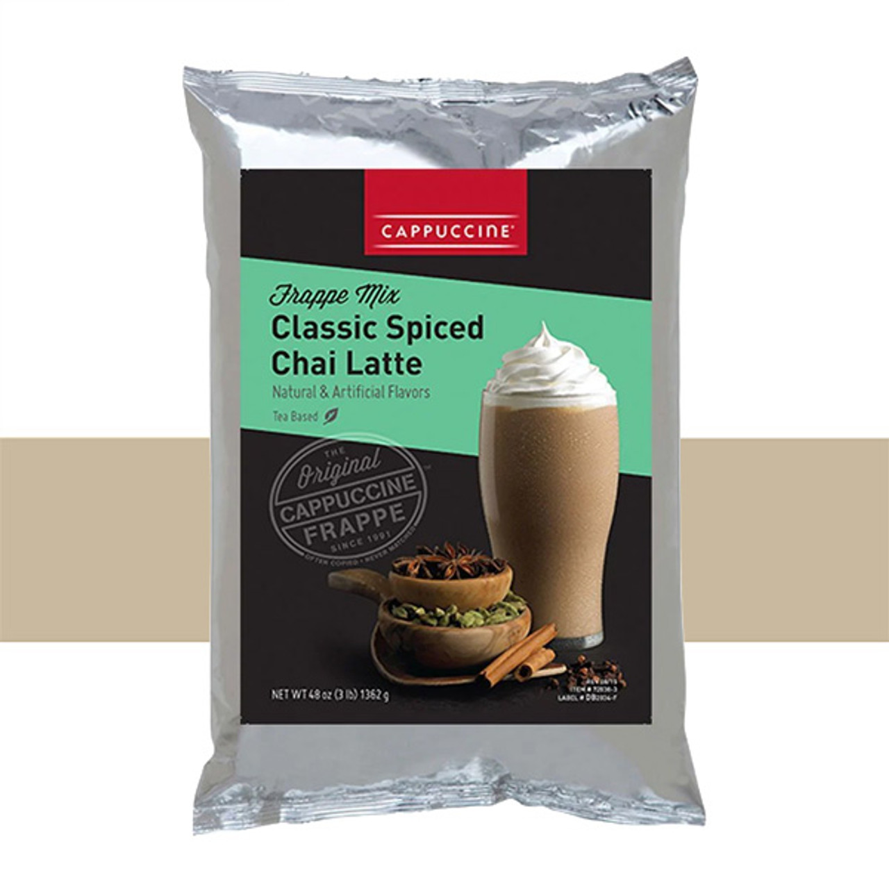 Cappuccine Spiced Chai Latte - Frappe Instant Mix - Chai Direct