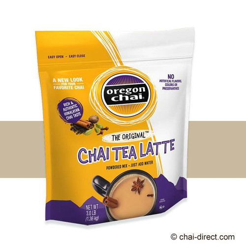 Oregon Chai: Chai Tea Latte (Dry Powdered Mix) 3lb bag