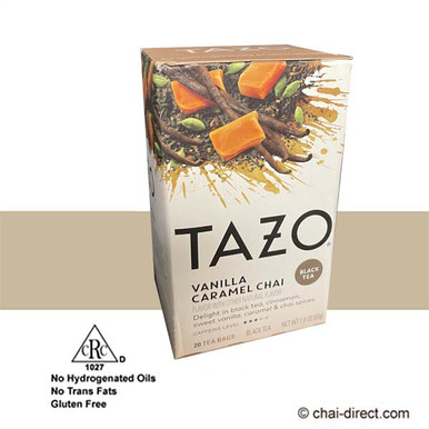 Tazo Vanilla Caramel Chai (Loose Leaf Tea Bags) 20ct - Chai Direct