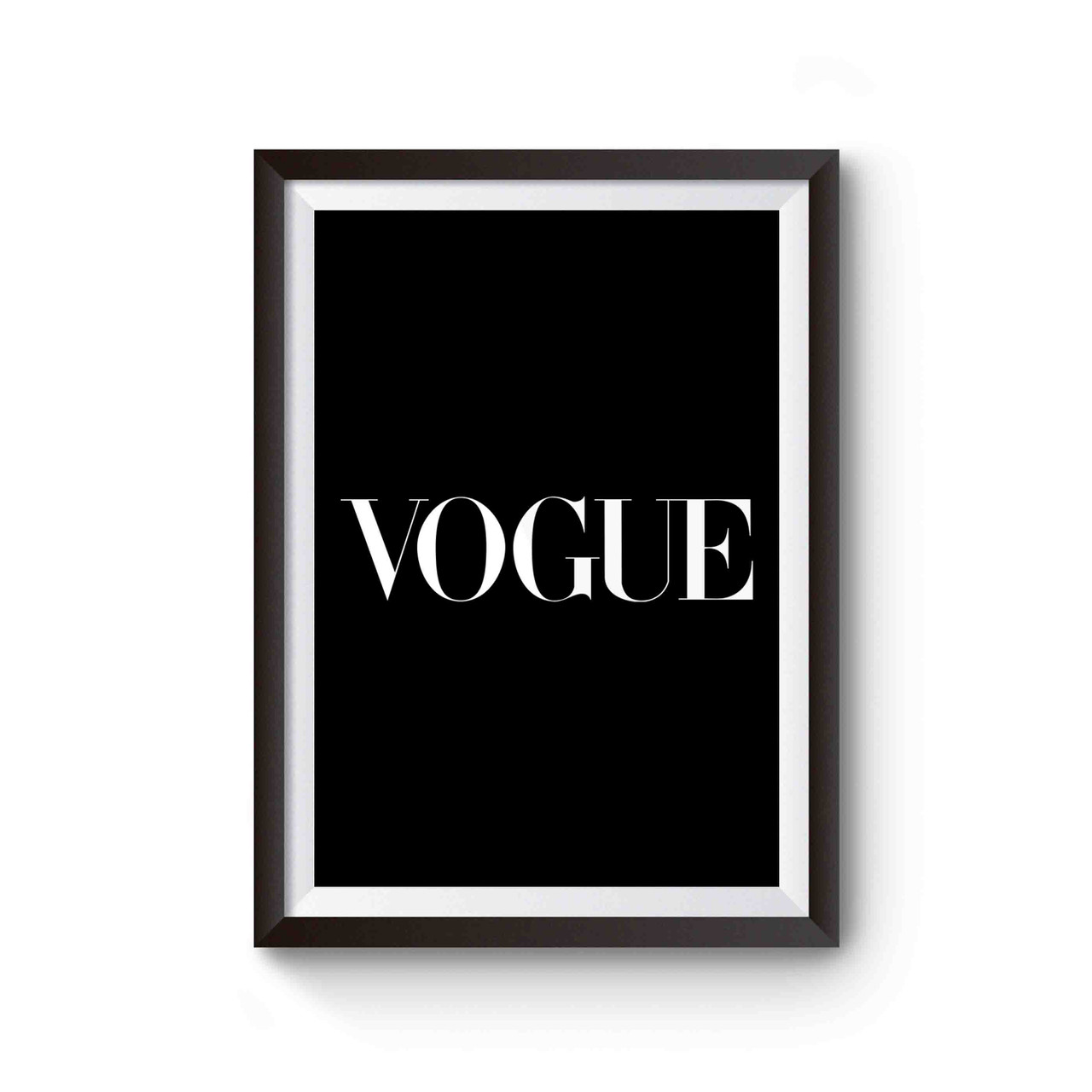 Vogue Text Funny Poster