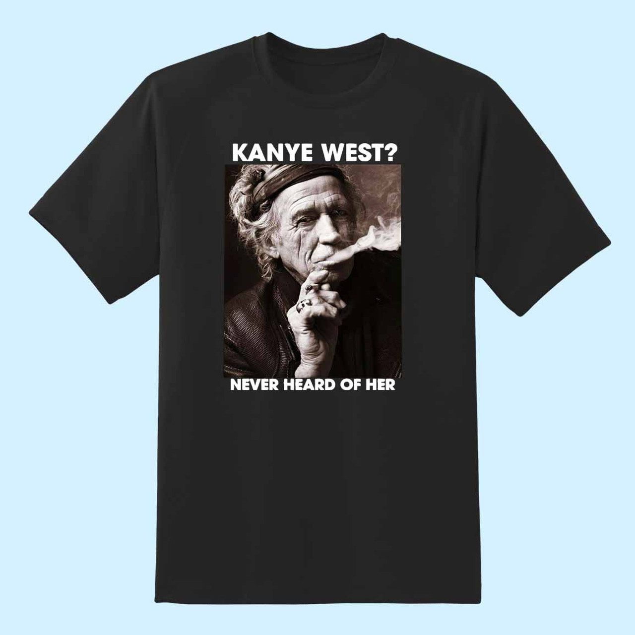 Keith richards kanye west t shirt clearance