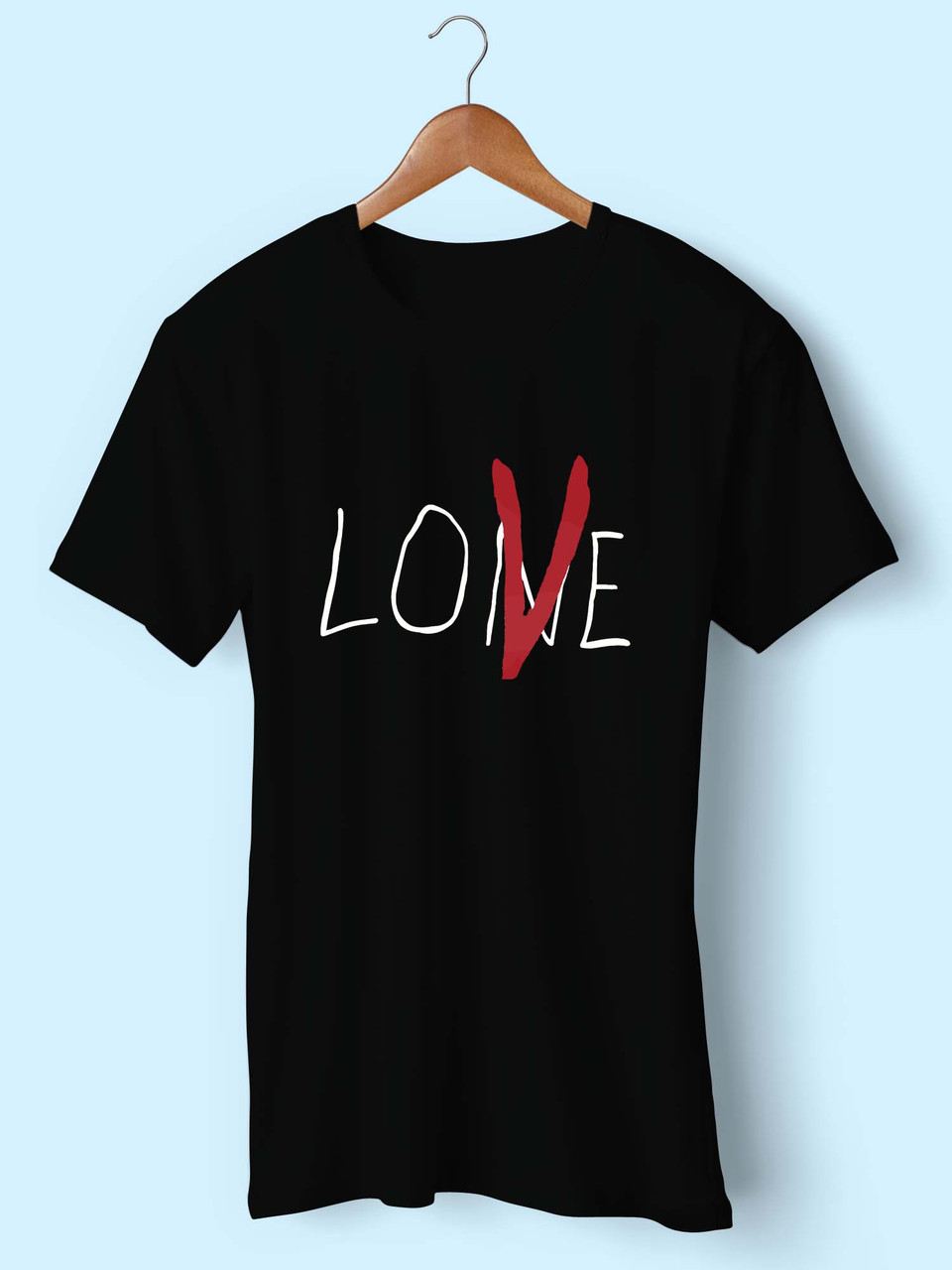 Vlone Love Logo Inspired Men T Shirt