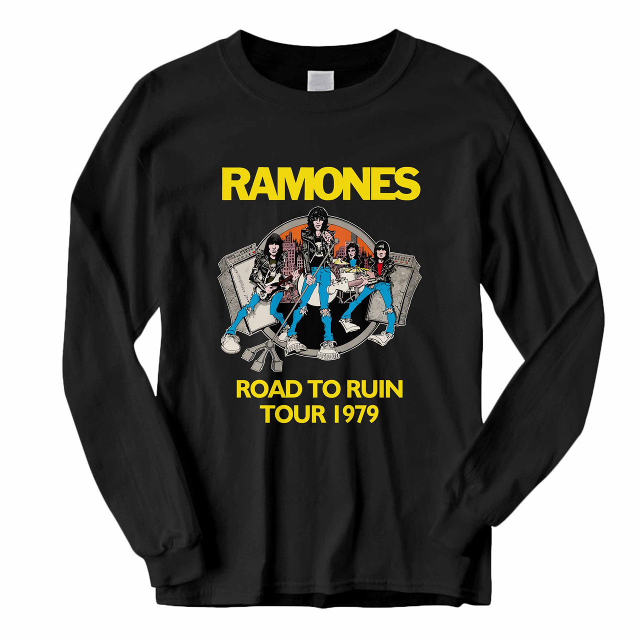 Ramones Road To Ruin Tour Long Sleeve Shirt