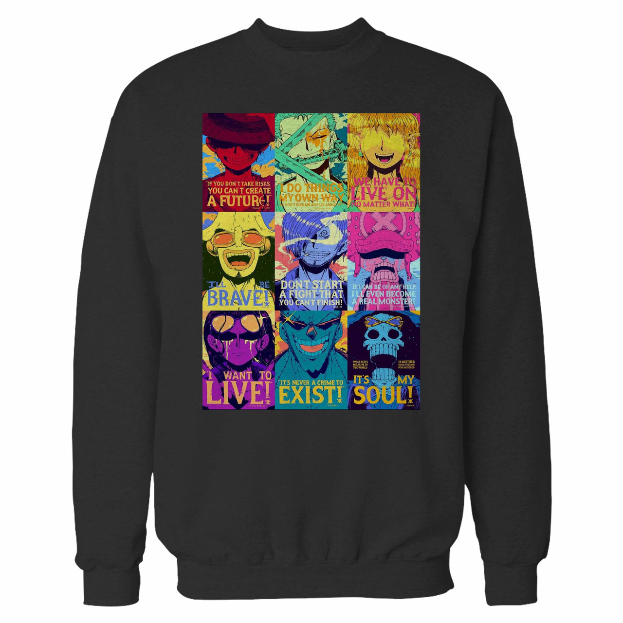 one piece anime sweatshirt