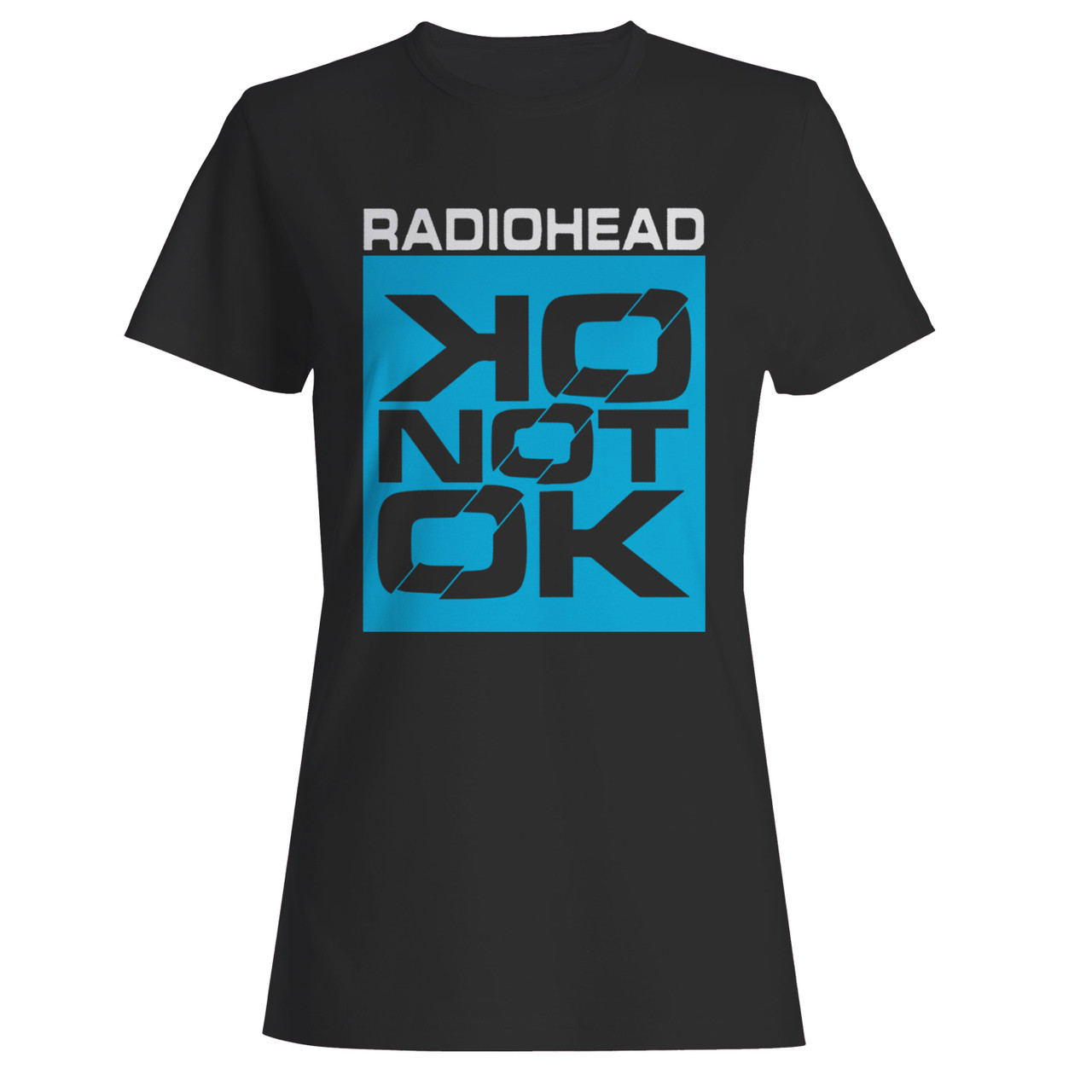 ❮JAPAN4989❯レディオヘッド OK NOT OK Tシャツ Radiohead Ok Not Ok Album Women T Shirt