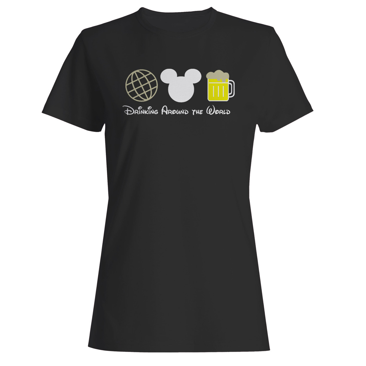 Drinking Around The World Beer Epcot Disney Women T Shirt