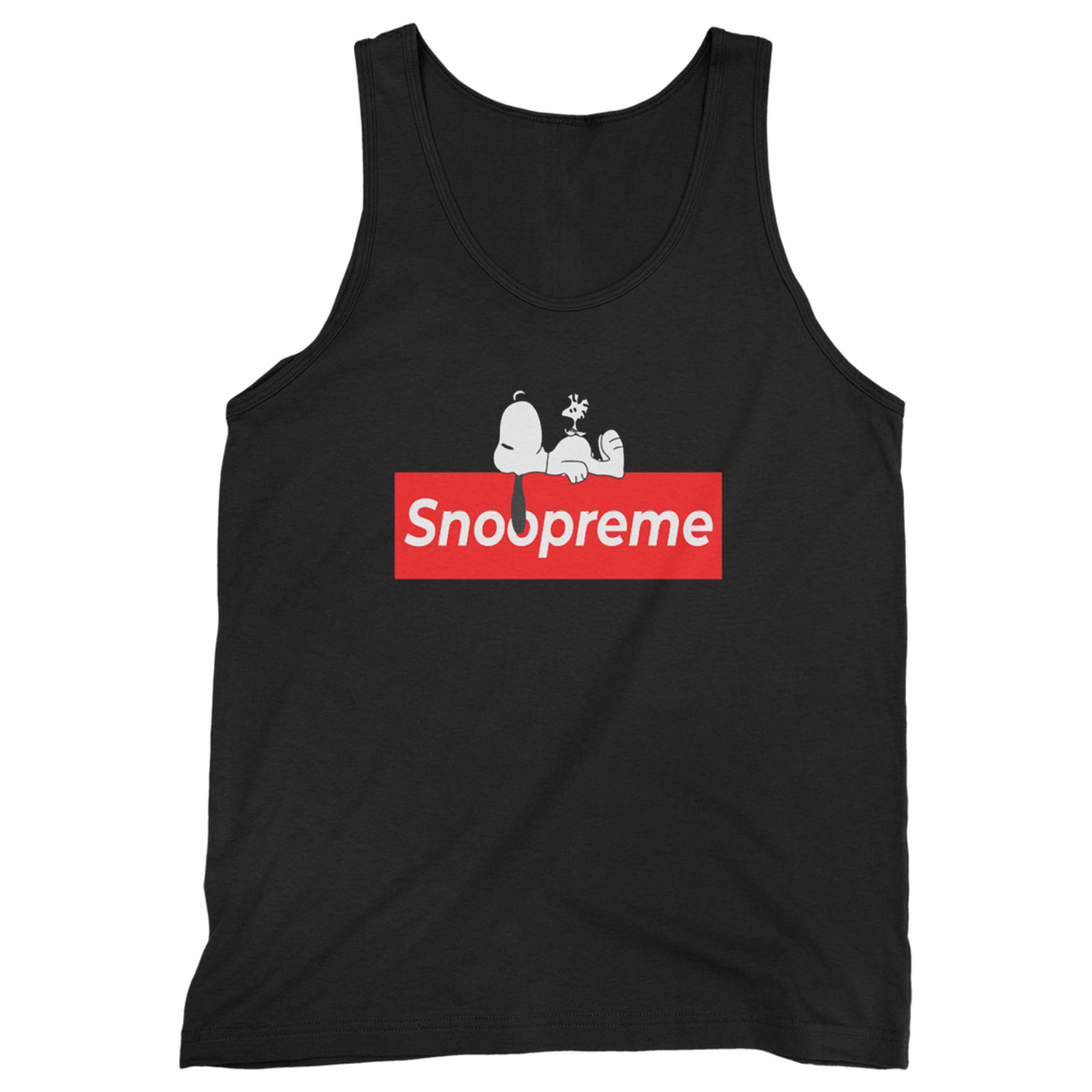Snoopy Supreme Parody Men Tank Top