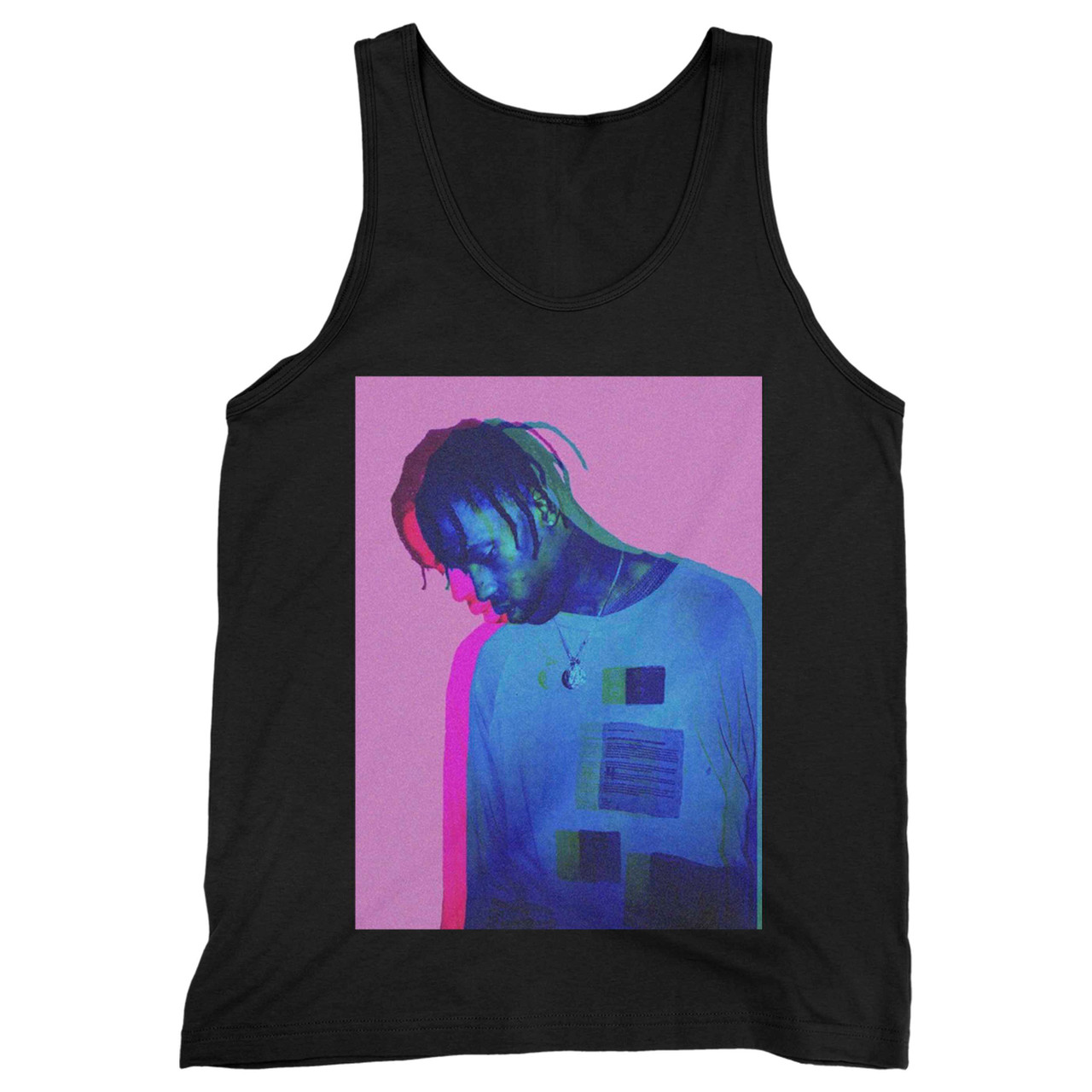 Pil virkelighed falsk Travis Scott Vaporwave Birds Eye View Men Tank Top