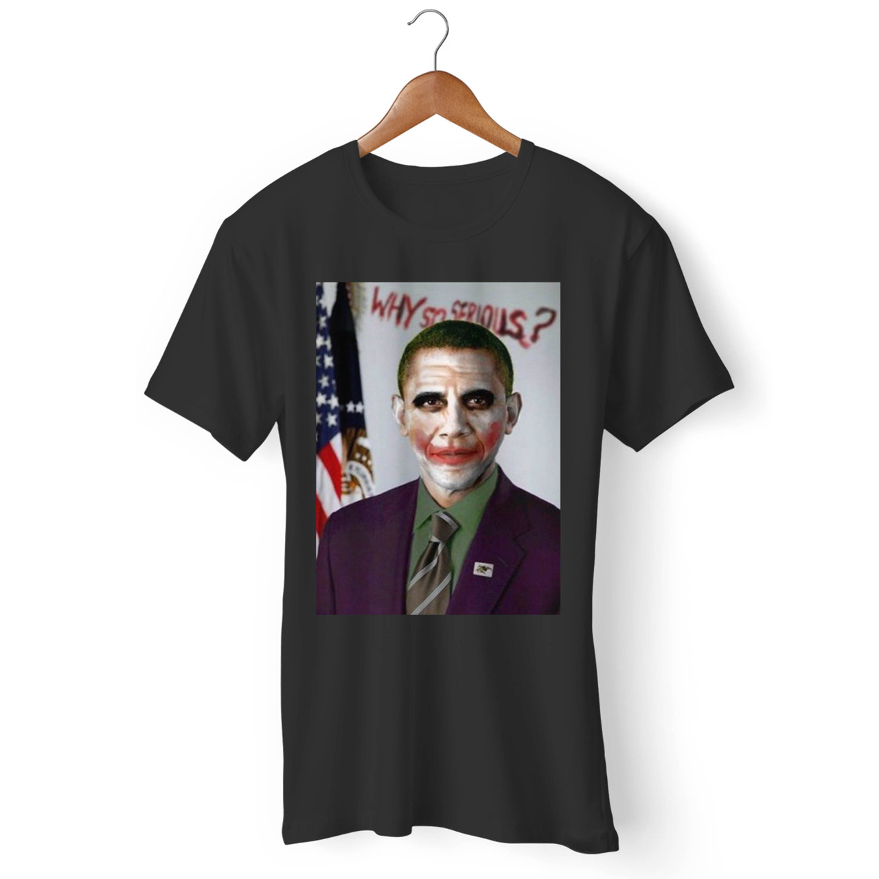 Barack Obama Joker Men T Shirt