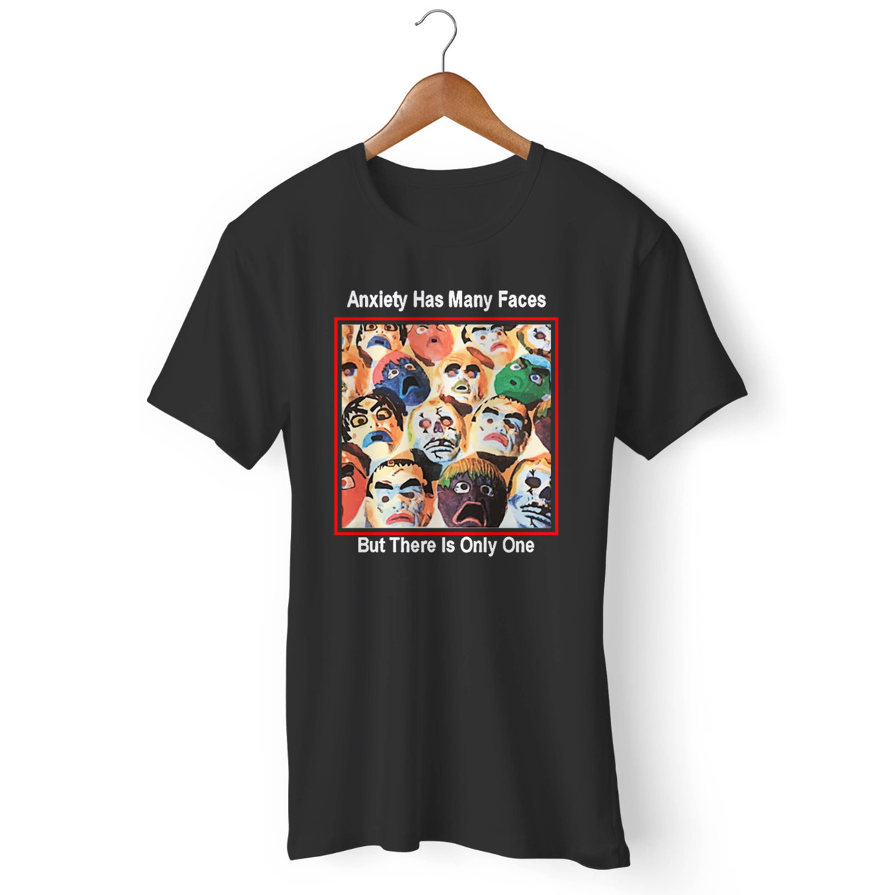 Xanax Anxiety Has Many Faces Men T Shirt