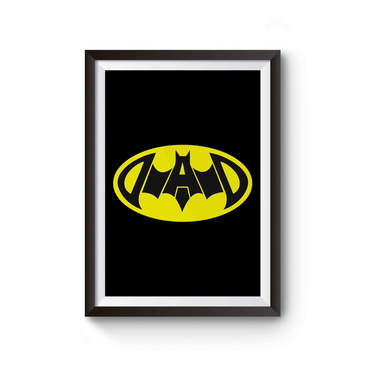 Batdad Logo Batman Superhero Poster