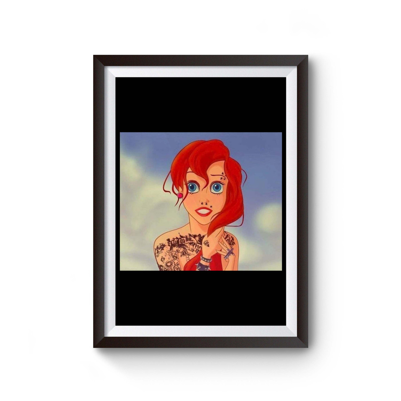 punk disney princesses ariel