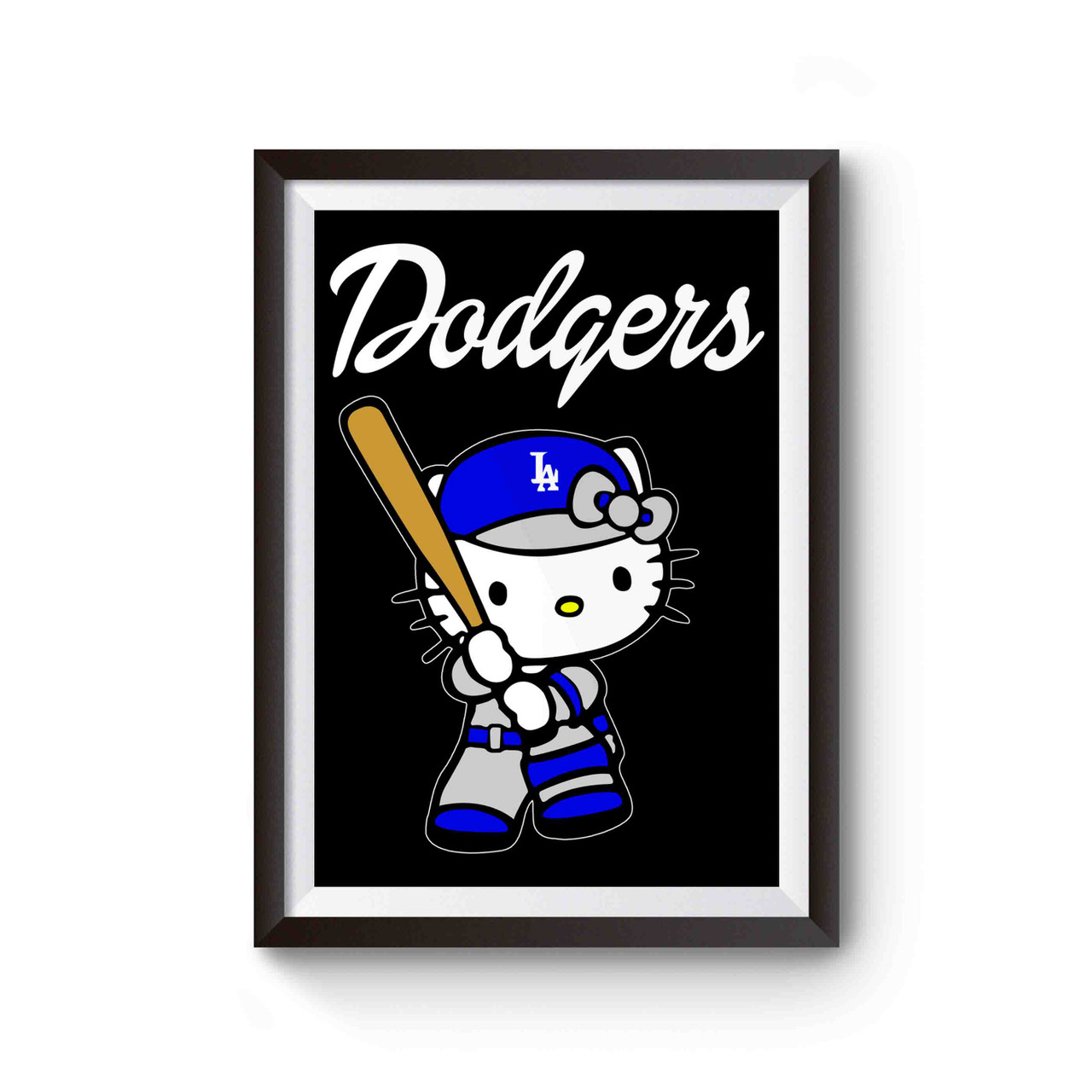 Dodgers Hello Kitty Poster