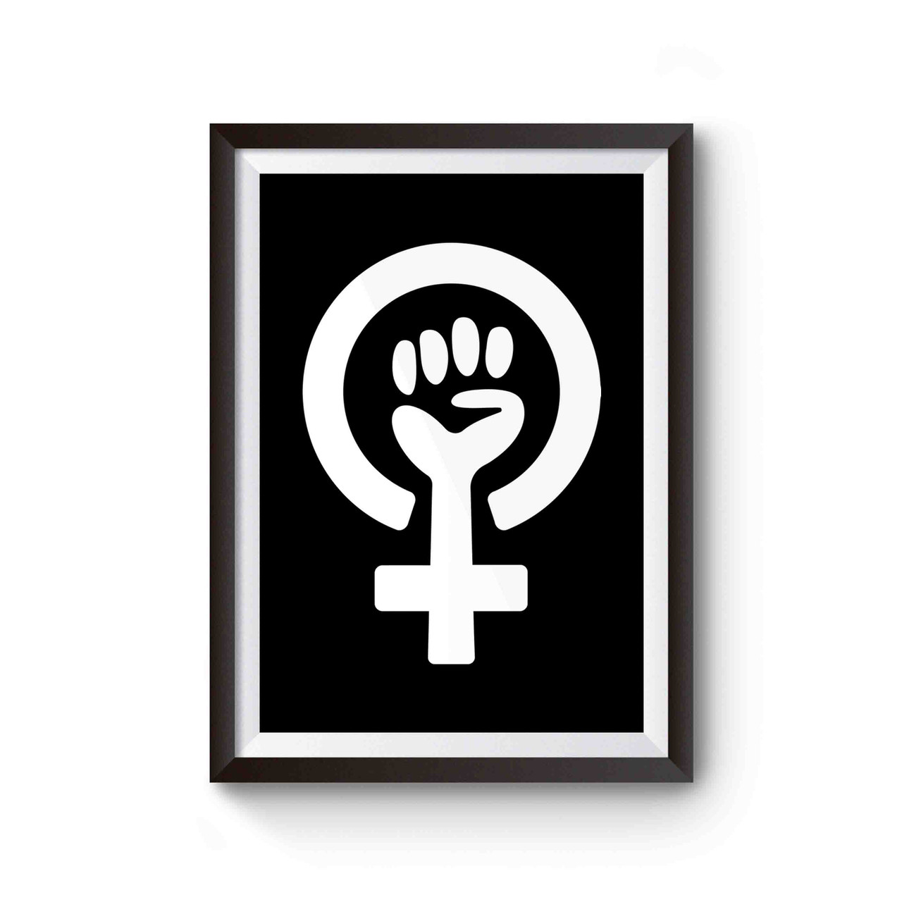 Feminism Logo Feminist Girl Power Poster feminism-logo-feminist-girl-power-poster