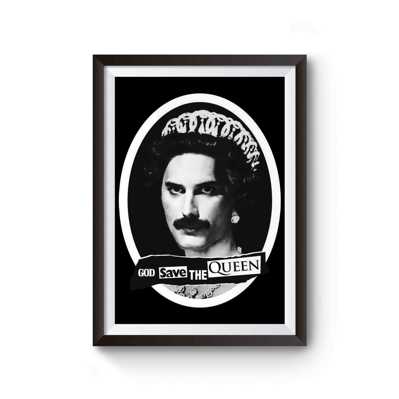 God Save The Queen Freddie Mercury Poster
