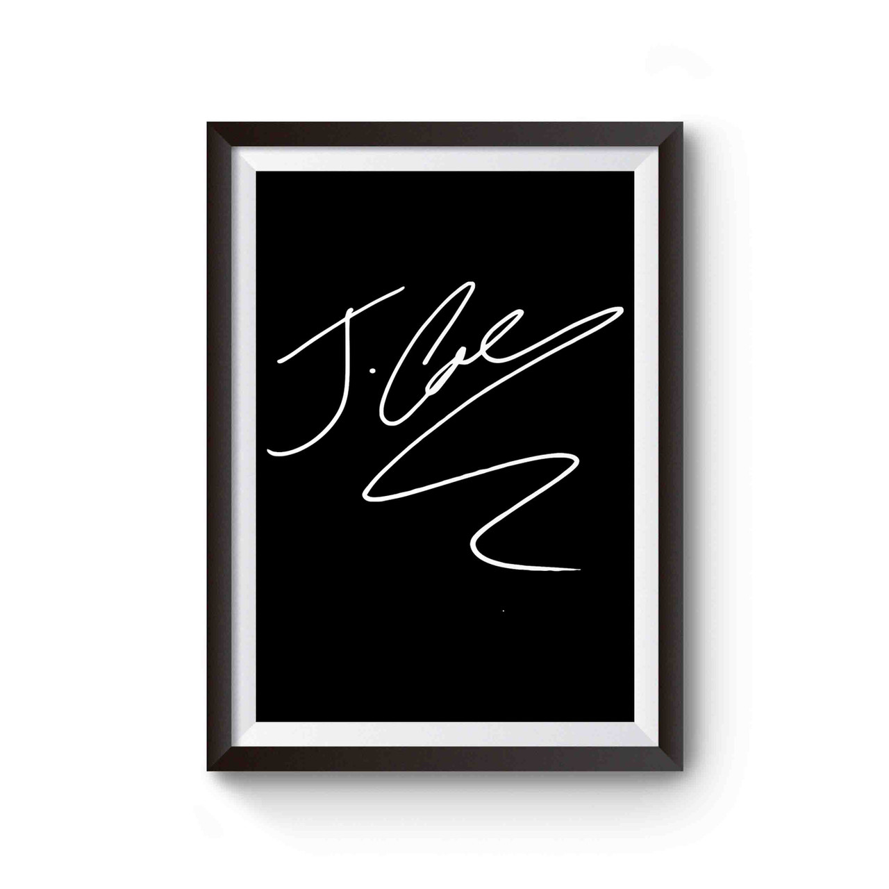 J Cole Signature Poster J Cole Signature Poster