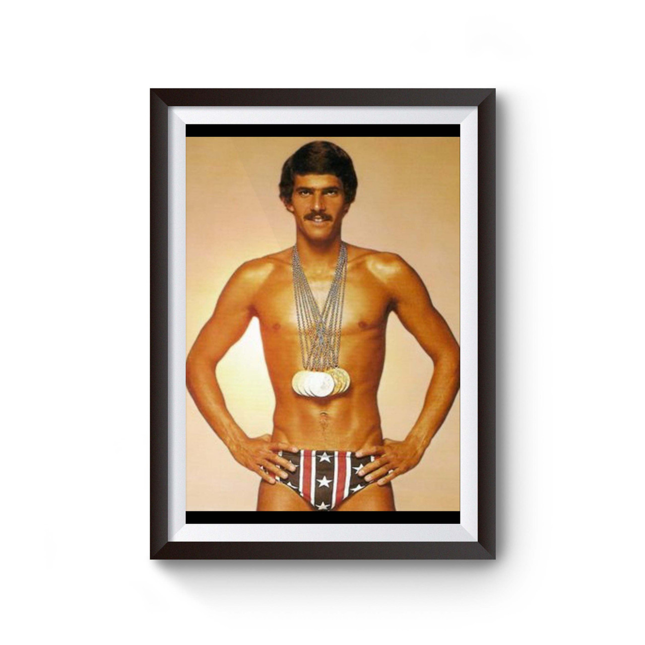 Mark Spitz 1972 Summer Olympics Poster mark-spitz-1972-summer-olympics-poster