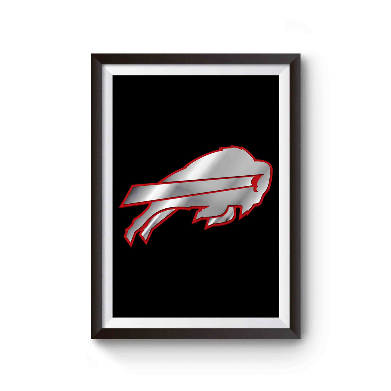 Ved navn undskylde National folketælling Nfl Buffalo Bills Logo Poster