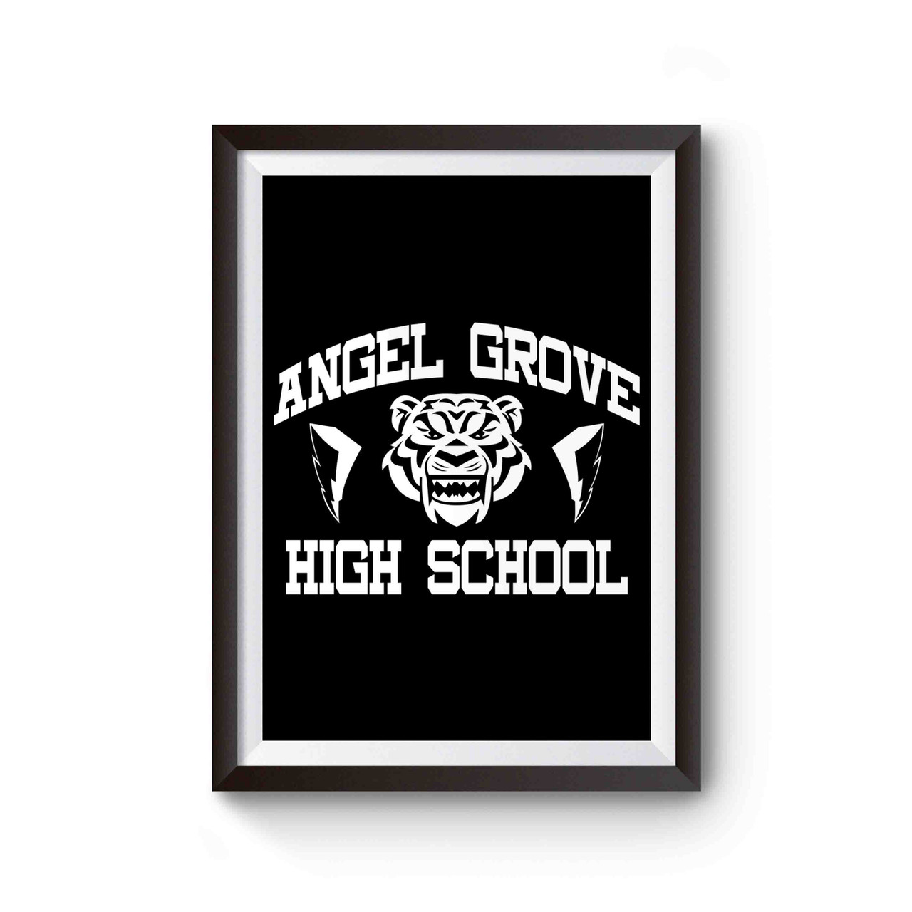 Power Rangers Angel Grove High School Poster