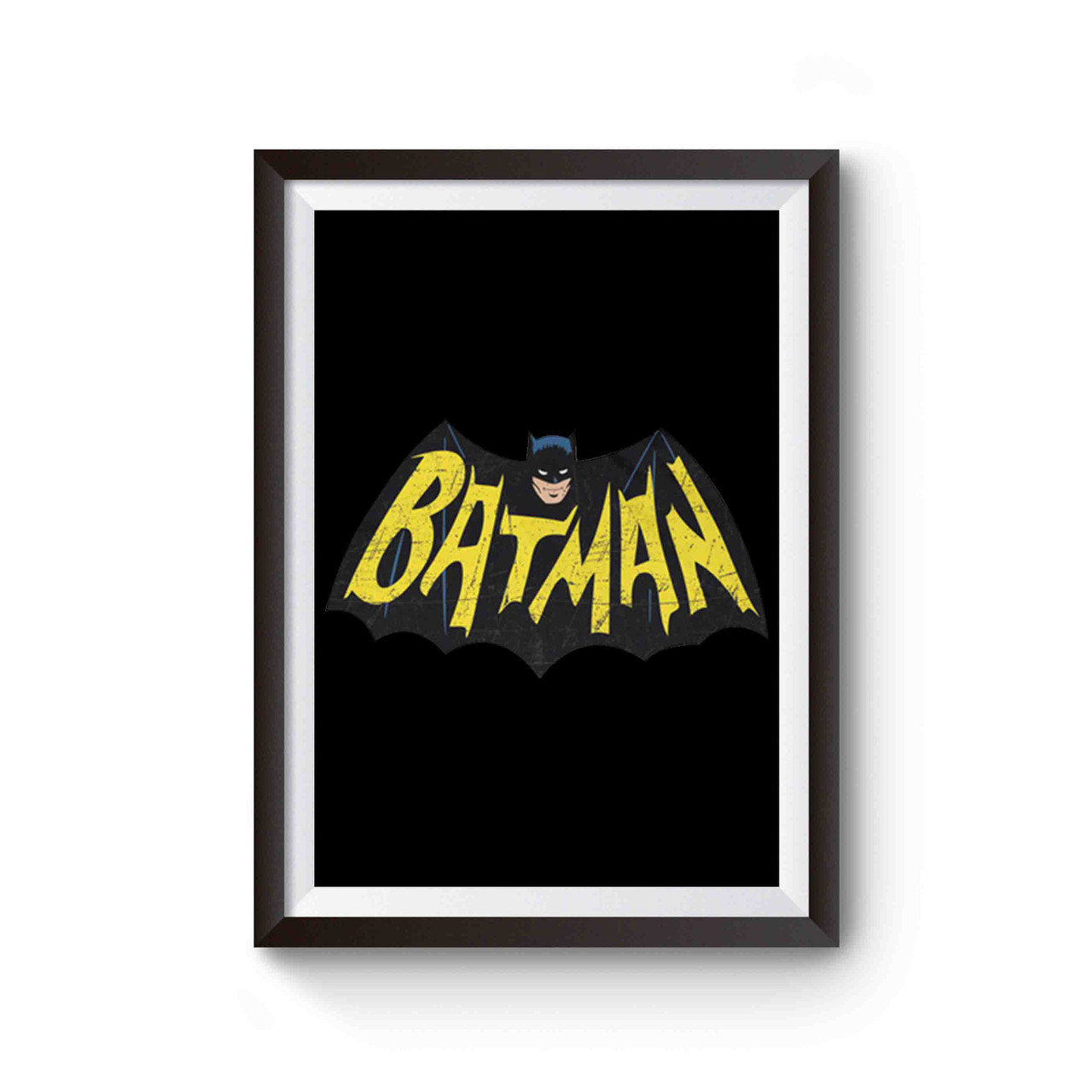 Retro Batman Logo Poster