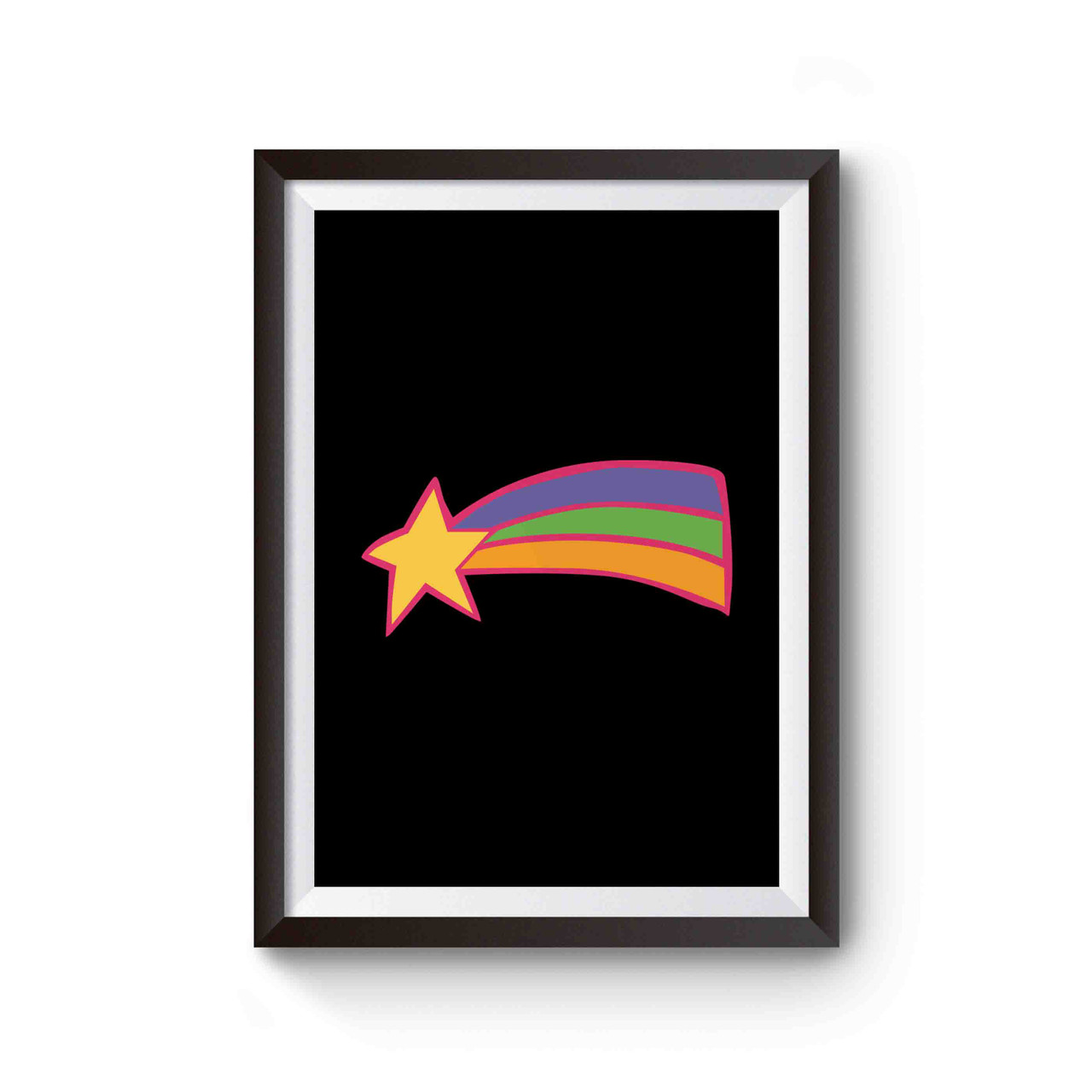 Shooting Star Rainbow Just Like The One Mabel Pines Wears On Gravity Falls Tv Show Poster