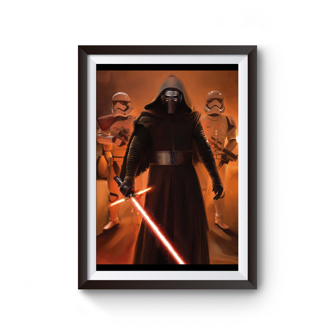 consensus Beleefd Gezamenlijk Star Wars Kylo Ren Inspired Poster