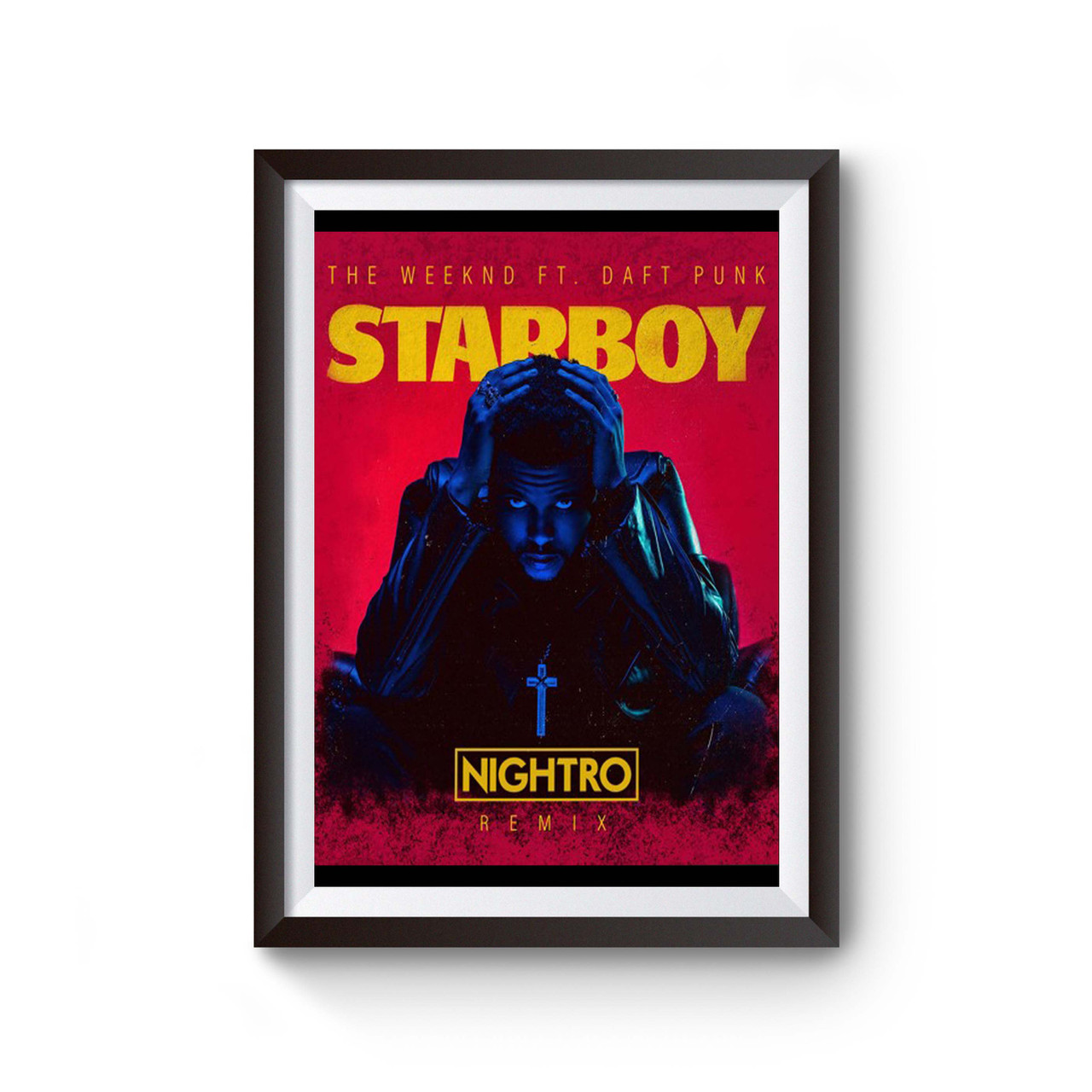 Starboy The Weeknd Logo Album Poster