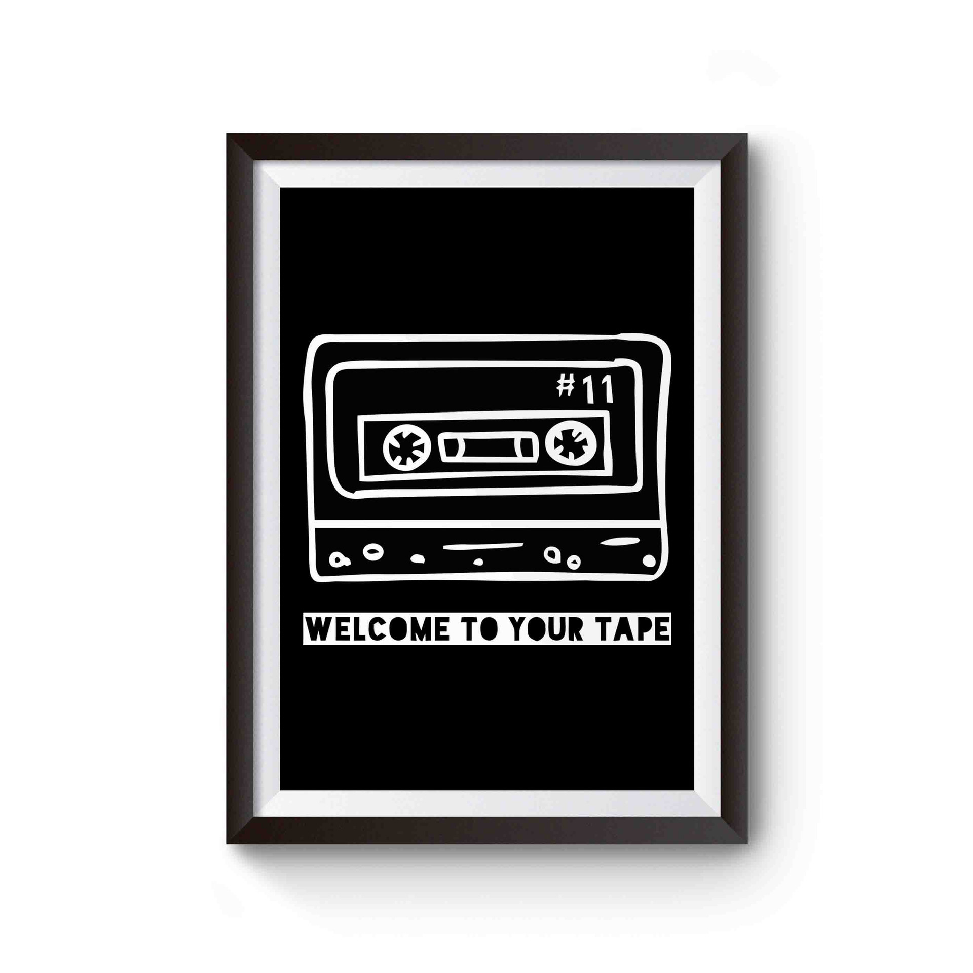 To Your Tape Cassette Tape Hannah Baker 13 Reasons Why Poster