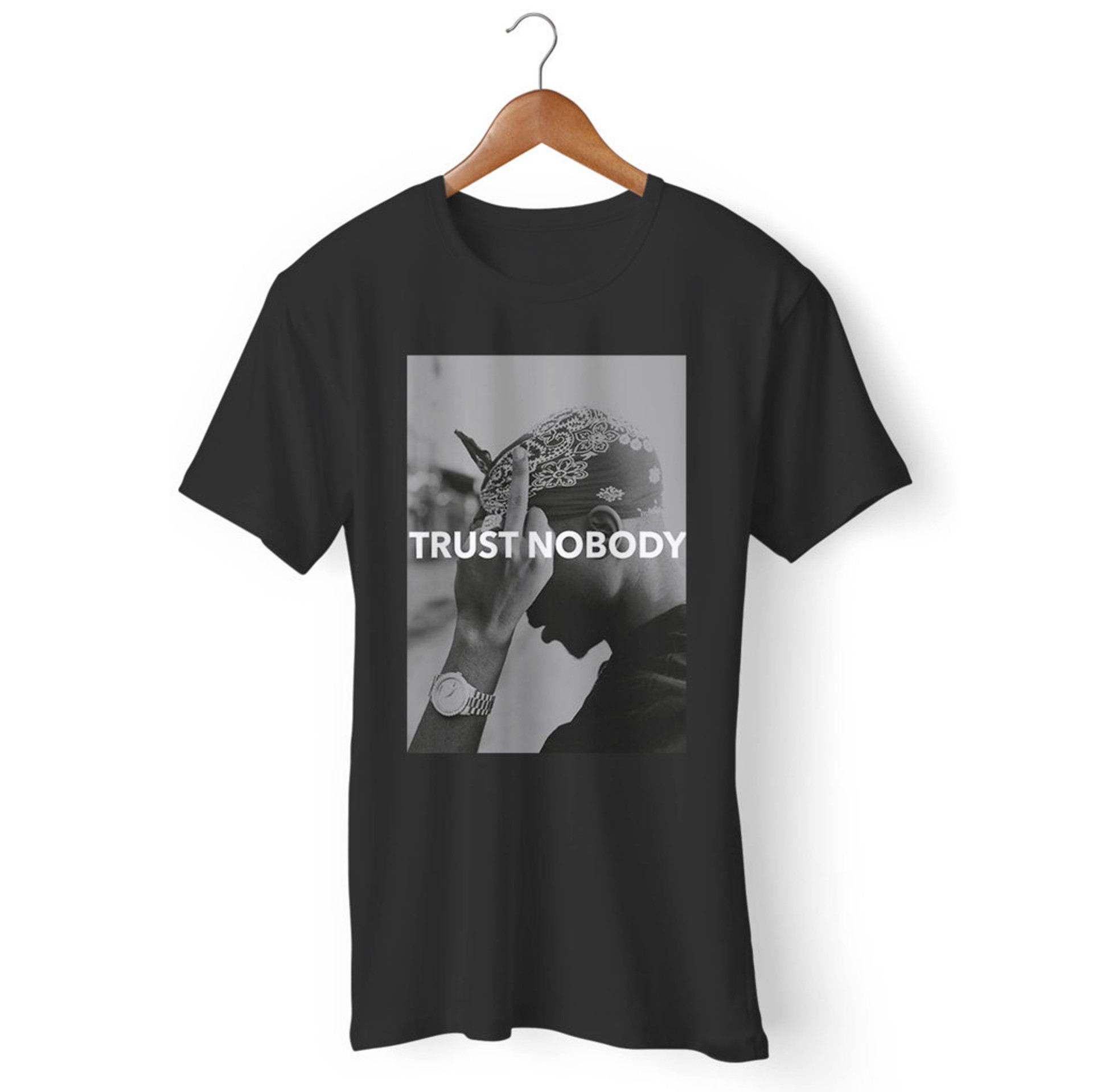 Tupac trust nobody hoodie Clearance