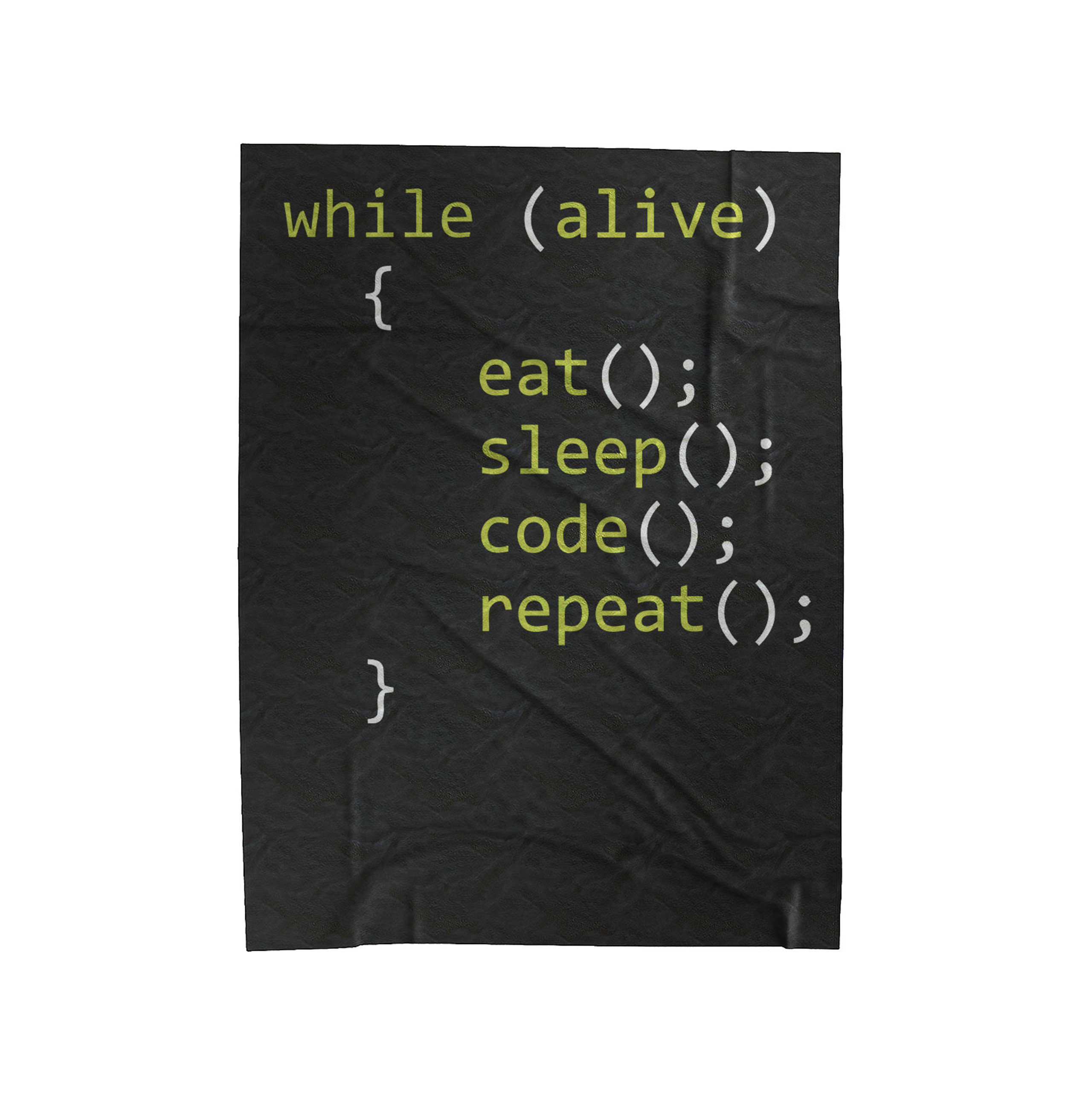 While Alive Eat Sleep Code Repeat Poster