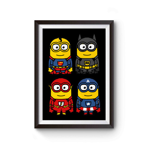 Superhero Minions Poster