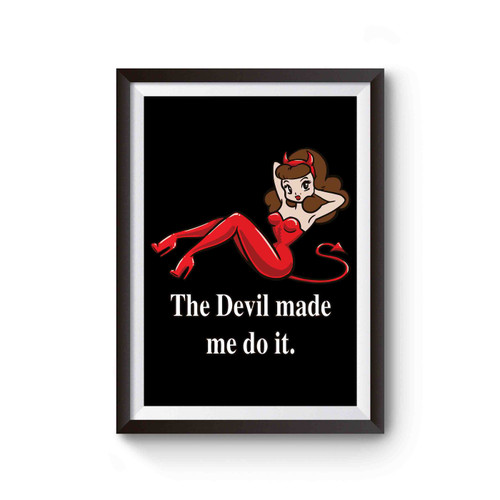 Supernatural Devil Made Me Do It Poster