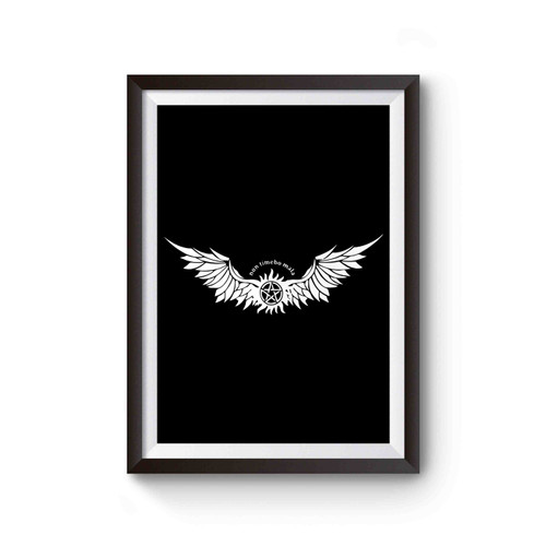 Supernatural Devils Anti Possession Wings Symbol Poster