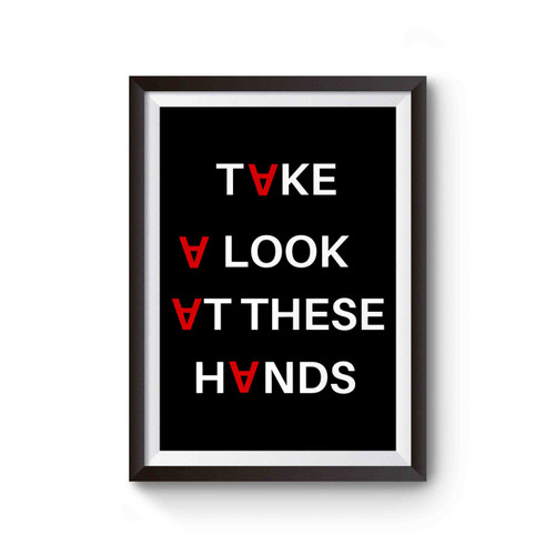Take A Look At These Hands Talking Heads Poster