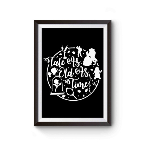 Tale As Old As Time Circle Racerback Poster