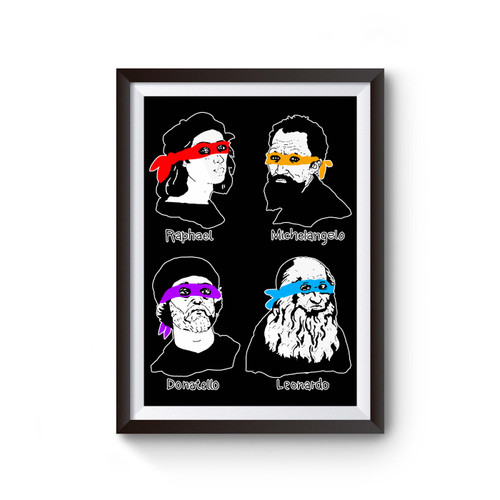 Teenage Mutant Ninja Turtles Leonardo Da Vinci Poster