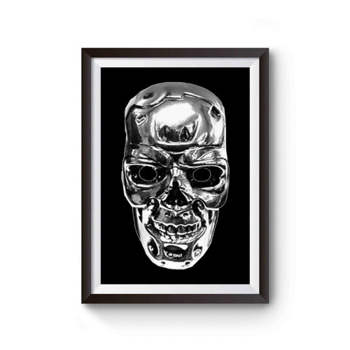Terminator Skull Head Poster