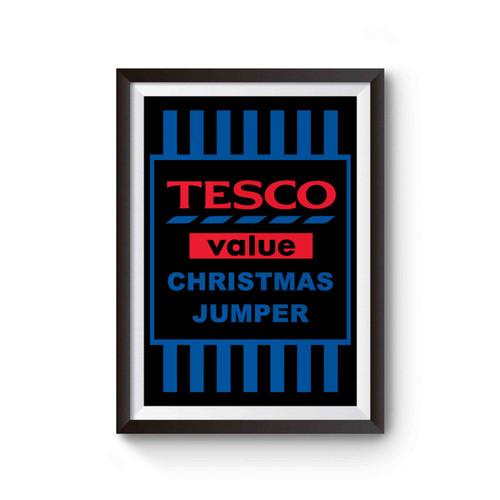 Tesco Value Christmas Jumper Poster