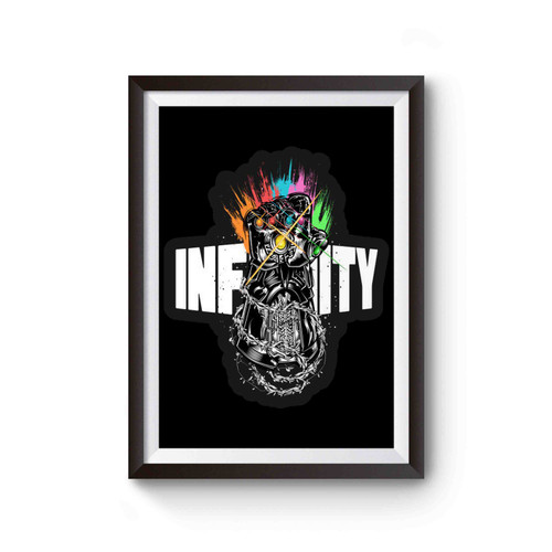 Thanos Infinity Stones Marvel Avengers Poster