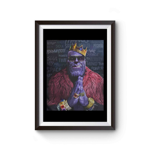Thanos King Marvel Avengers Infinity War Thanos Infinity Poster