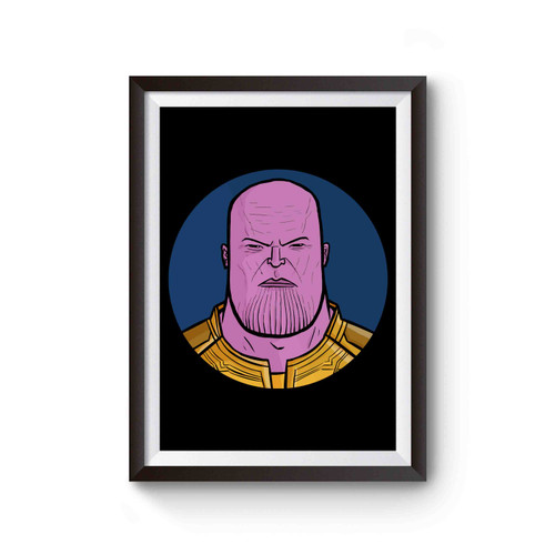 Thanos Scary Face Infinity Marvel Avengers Infinity War Poster