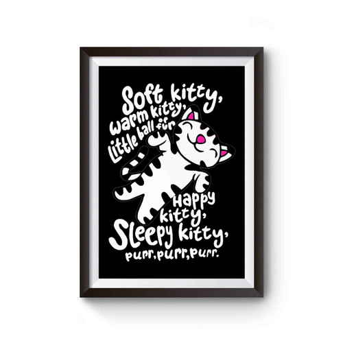 The Big Bang Theory Soft Kitty Poster