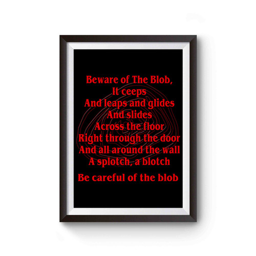 The Blob Theme Song Horror Movie Poster