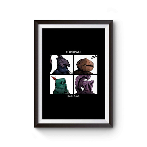 The Bros Of Lordran Dark Souls Video Game Poster