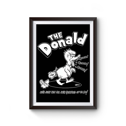 The Donald Anti Trump Poster
