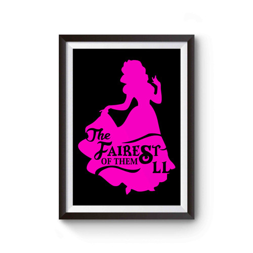 The Fairest Of Them All Princess Snow White Disney Princess Disneyland Walt Disney Poster