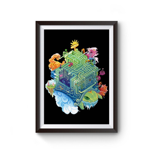 The Maze Turtles Colorful Poster